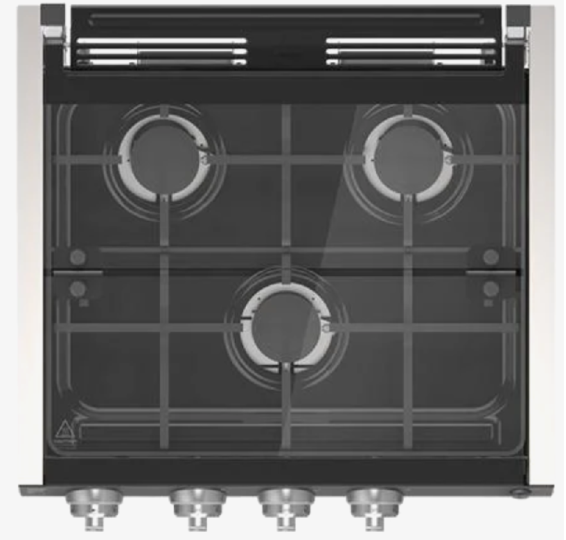 Dune Sport Part Cabinet - Cooktop 3 Burner Slide-In Stainless Steel