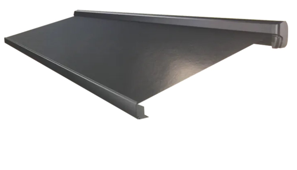 Dune Sport Part Exterior - Awning - 16ft Girard Black Shield Black Fabric W/Wind Sensor (Cassette Style/Armless Awning)