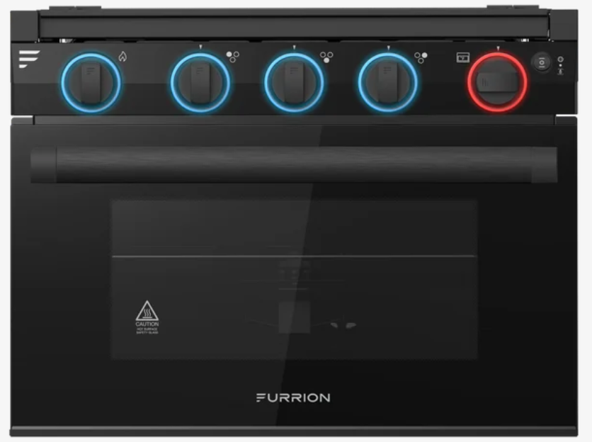 Dune Sport Part Cabinet - Cooktop 3 Burner W/Oven Black