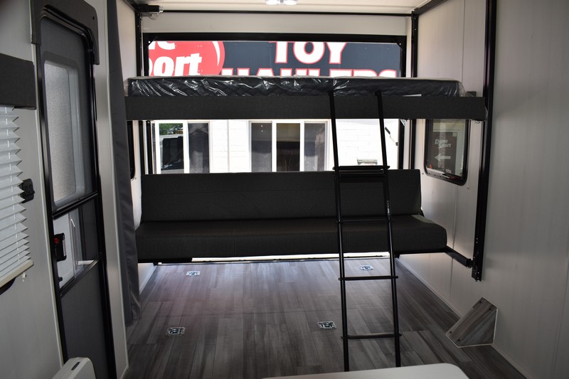 Dune Sport Part Dual Electric Bunk Beds with Reversible Couch